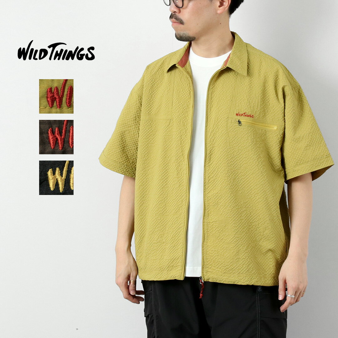 樂天商城 - WILDTHINGS（ワイルドシングス） ゲッコー シアサッカー シャツ / メンズ 半袖