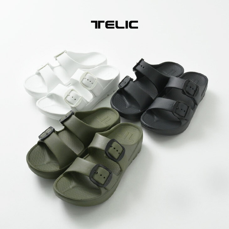 TELIC（テリック） W-バックル / リカバリーサンダル / メンズ レディース / シューズ / 快適 / フィット / リモートワーク / W-BUCKLE