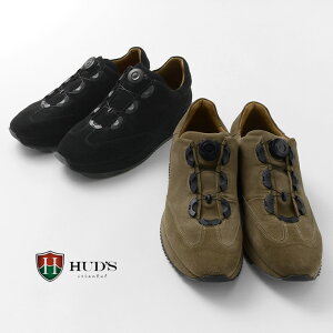 HUDS（ハッズ） ダイヤルロック スエードレザー スニーカー / メンズ / シューズ / エレガント / 上品 / カジュアル / 21875 / SUEDE CALFSKIN