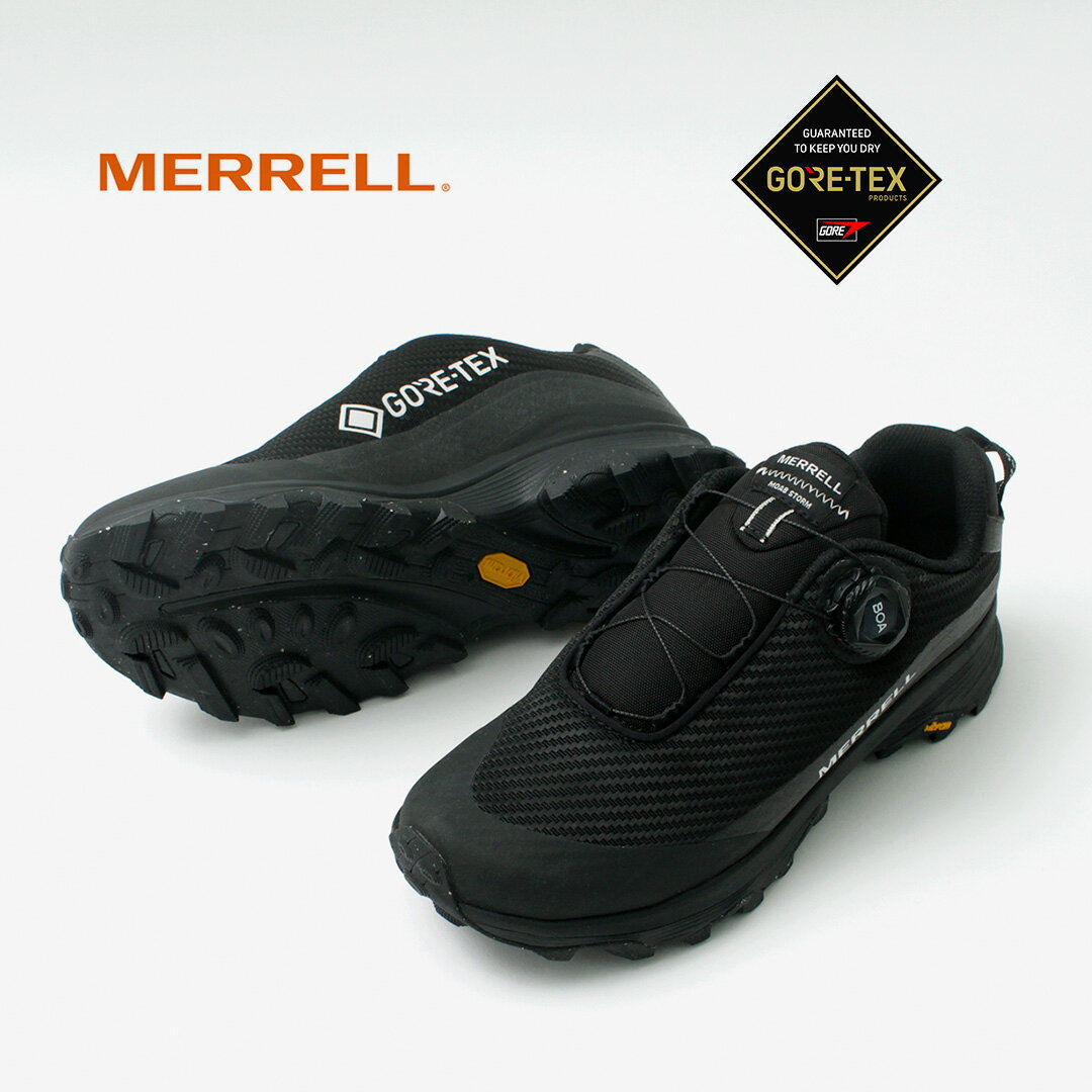 MERRELL メレル モアブ スピードストーム ゴアテックス ボア / スニーカー 靴 シューズ 撥水 アウトドア メンズ MOAB SPEED STORM GORE-TEX BOA / soxp