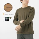 RE MADE IN TOKYO JAPAN（アールイー） ドレスウールニット クルーネック / メンズ トップス 長袖 薄手 日本製 Dress Wool Knit Crew Neck