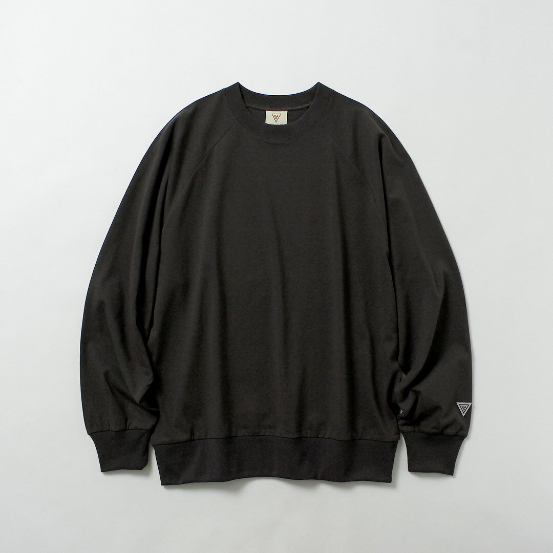 HEALTHKNIT（ヘルスニット） ×RAG 別注 ヘルスニット×ラグ 長袖クルーネック スウェッティー オープンエンド ドライジャージ 抗菌・防臭加工 / メンズ