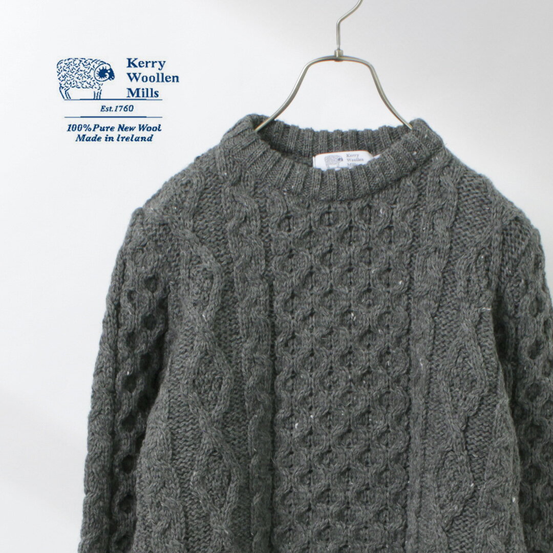 KERRY WOOLLEN MILLSʥ꡼ߥ륺 5 3ץ饤 󥱡֥ 롼ͥå إӡ ˥å  ֥ƥå奦  ѹ