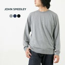 ジョンスメドレー JOHN SMEDLEY（ジョンスメドレー） メリノウール 24ゲージ クルーネック ニット / 24G Sweater スウェーターシリーズ セーター ハイゲージ トップス 長袖 無地 メンズ