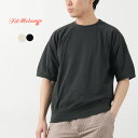【30%OFFクーポン対象】FILMELANGE(フィルメランジェ) エルマー エクストラミニ裏毛 半袖スウェットTee / メンズ トップス パイル 無地 綿100% コットン 日本製 ELMER Extra Mini Urage / pl3