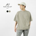 REMI RELIEF（レミレリーフ） マーキュリー鹿の子Tシャツ / メンズ 半袖 無地 / 大きめ ゆったり / 薄手 / 伸縮性 / 日本製 / RN22309121 / es1