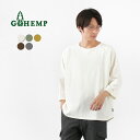 ゴーヘンプ トップス レディース GOHEMP（ゴーヘンプ） ワイド ベースボール Tシャツ 7分袖 メンズ レディース トップス デイリーウェア ユニセックス ワイド ヘンプ コットン WIDE BASEBALL TEE