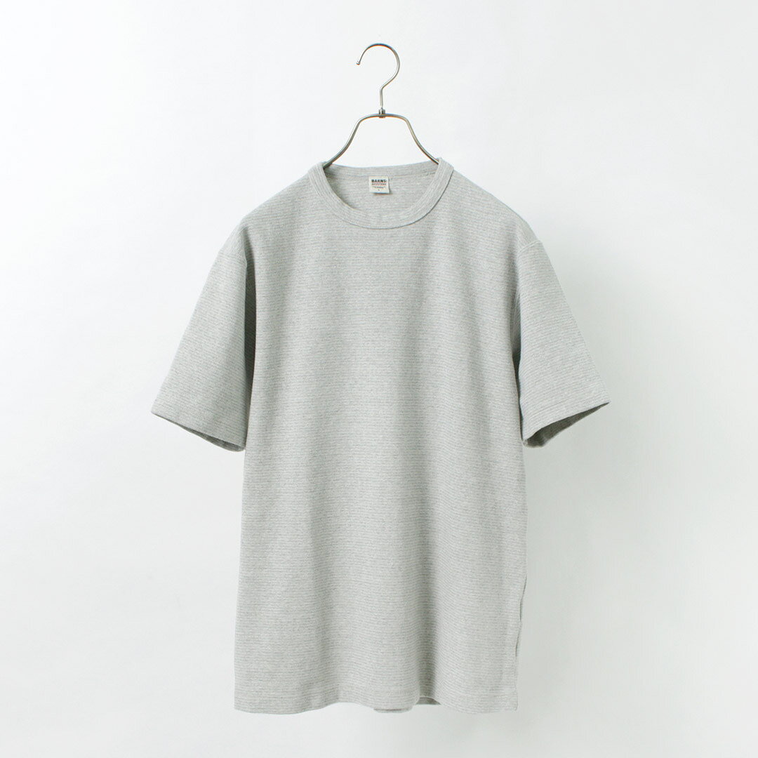 【20％OFF】BARNS（バーンズ） カラー別注 ヘビースパンフライス 半袖Tシャツ / メンズ 伸縮 ストレッチ カットソー インナー 日本製 HEAVY-FRIES SS T【セール】 rococostore-10024622 ROCOCO attractive clothing サンプル画像3
