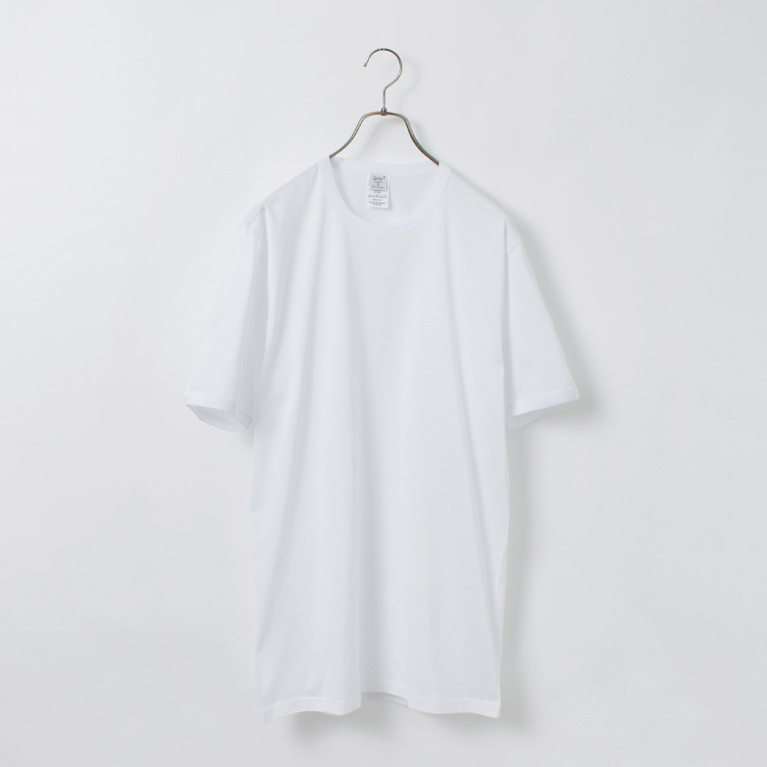 【30％OFF】GICIPI（ジチピ） アンノーネ クルーネック ベーシックTシャツ / 半袖 無地 綿 イタリア製 メンズ ANNONE Basic TEE【セール】