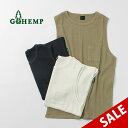 【30%OFF】GOHEMP(ゴーヘンプ) クルーPKタンクトップ / ワッフル サーマル ポケット 吸湿 速乾 吸汗 メンズ Crew PK Tank Top...