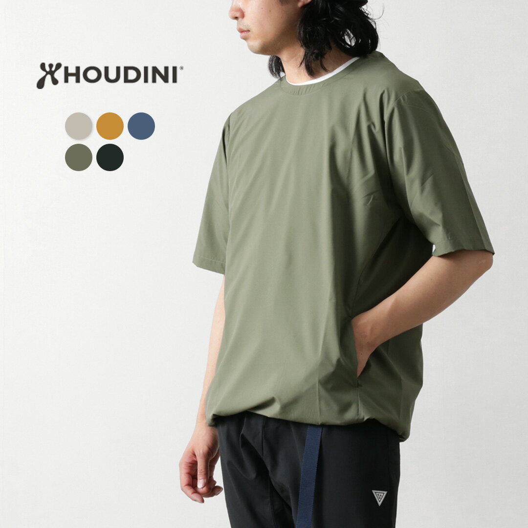 HOUDINI（フーディニ） ウェザー Tee / メンズ レディース トップス Tシャツ 半袖 無地 軽量 撥水 アウトドア Weather Tee