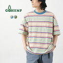 【4時間限定15%OFFクーポン対象!】GOHEMP(ゴーヘンプ) ワイド スリット Tシャツ ヘンプ リーフジャガード / メンズ トップス 半袖 ポケットT...