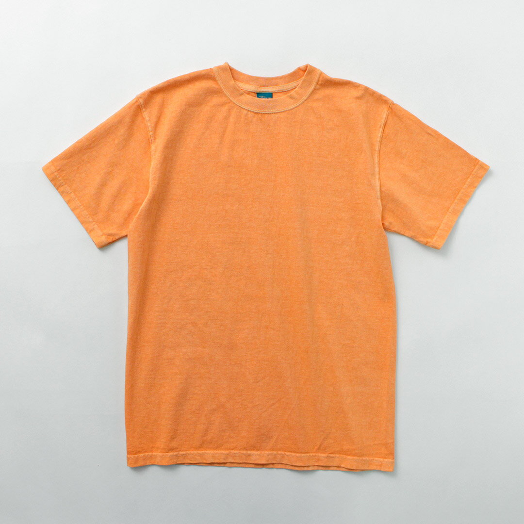 半袖シャツ M 黒/オレンジ/白 リネンミックスワイドカラー七分袖シャツ｜メンズファッション