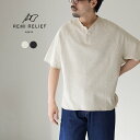 【4時間限定15%OFFクーポン対象!】REMI RELIEF(レミレリーフ) Wタック ヘンリーネック ショートスリーブTシャツ / メンズ 半袖 ヘンリーネ...