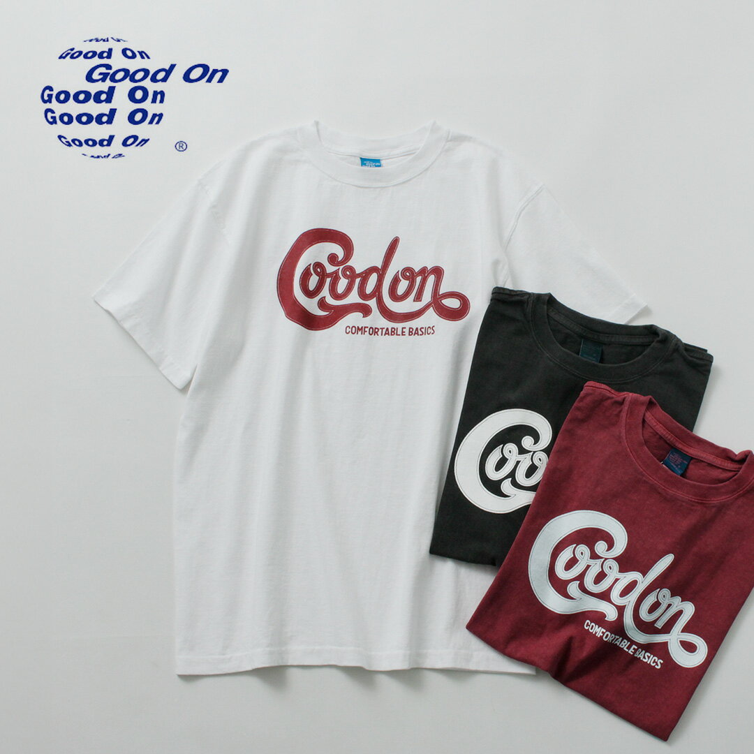 樂天商城 - 【10％OFFクーポン対象】GOOD ON（グッドオン） グッドオン C-ロゴ ショートスリーブ Tシャツ / メンズ 半袖 プリント 日本製 GOOD ON C-LOGO S/S TEE