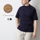 RE MADE IN TOKYO JAPAN(アールイー) パーフェクトインナー モックネック ハーフスリーブTシャツ / メンズ 半袖 綿100 日本製 Perfect Inner Mock Neck H/S