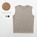 RE MADE IN TOKYO JAPAN(アールイー) パーフェクトインナー ノースリーブTシャツ / メンズ 無地 日本製 Perfect Inner No Sleeve