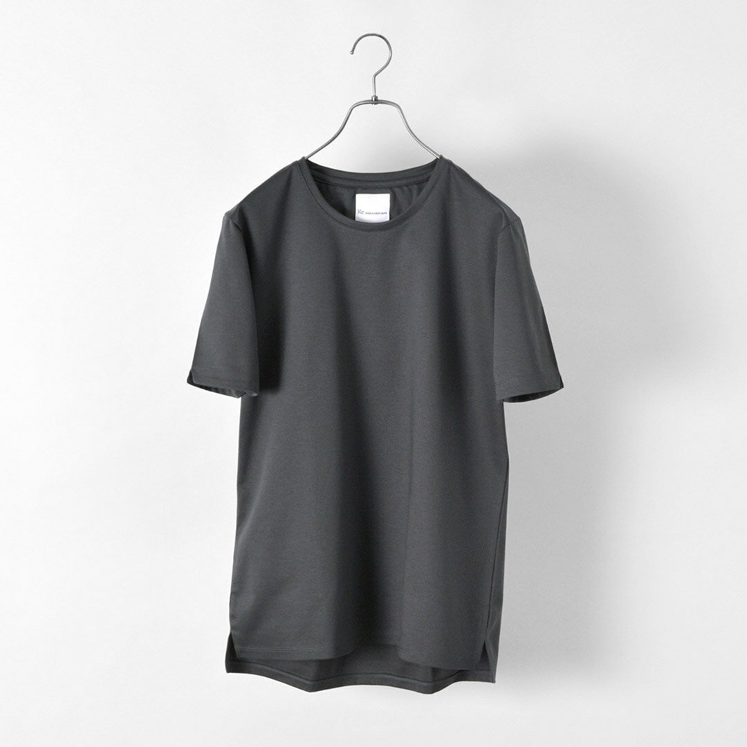 RE MADE IN TOKYO JAPAN（アールイー） 東京メイド ドレスTシャツ クルーネック / 半袖 メンズ 無地 日本製 TOKYO MADE DRESS T-SHIRT - Image 3