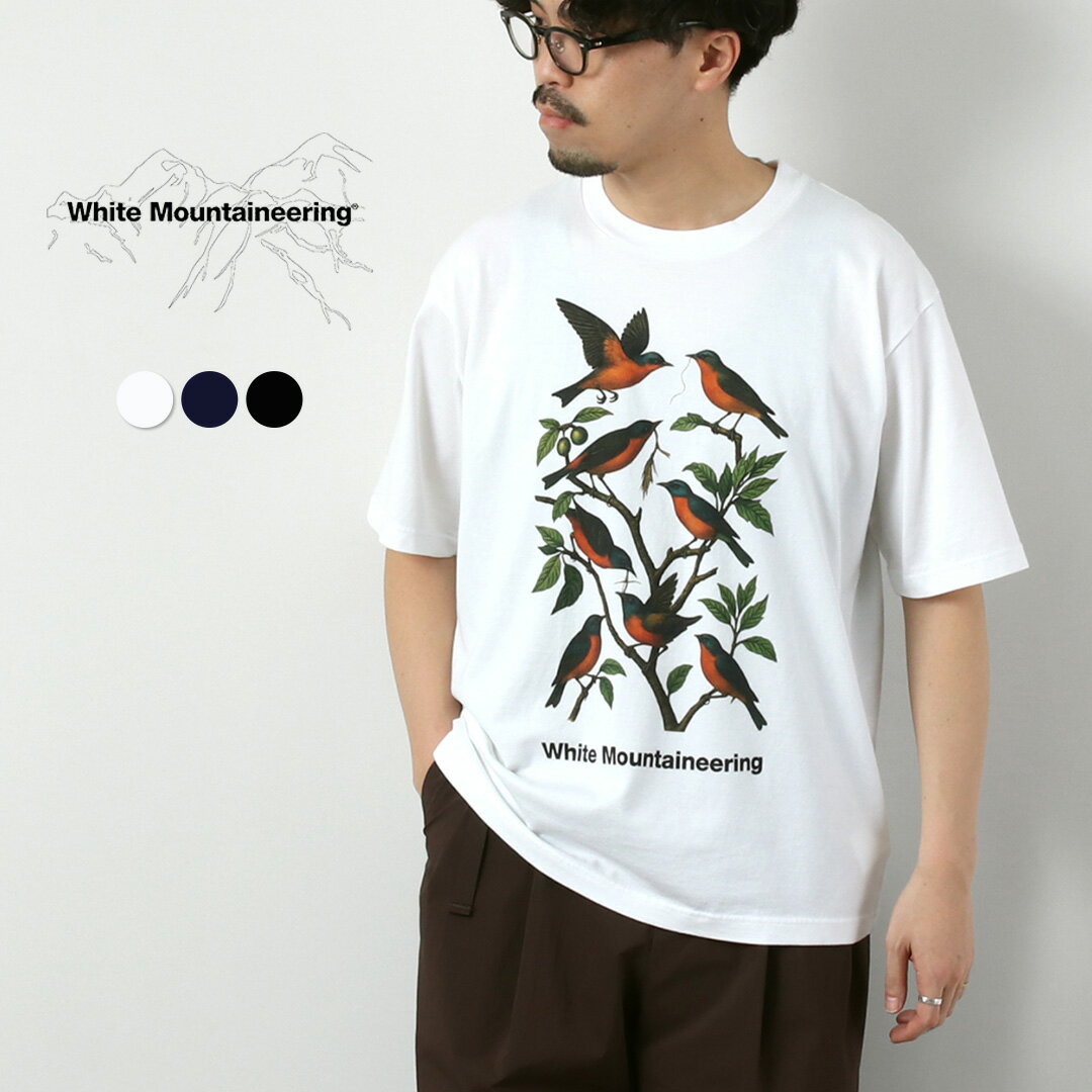 樂天商城 - WHITE MOUNTAINEERING（ホワイトマウンテニアリング） ハミングバード Tシャツ 日本製 / メンズ 半袖 プリント
