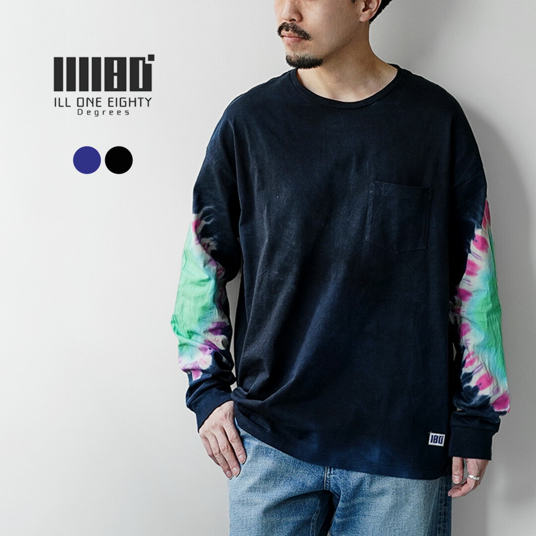 樂天商城 - 【10％OFFクーポン対象】ILL ONE EIGHTY（イルワンエイティー） カラー別注 タイダイ ロングスリーブTシャツ 日本製 / 長袖 メンズ ロンT