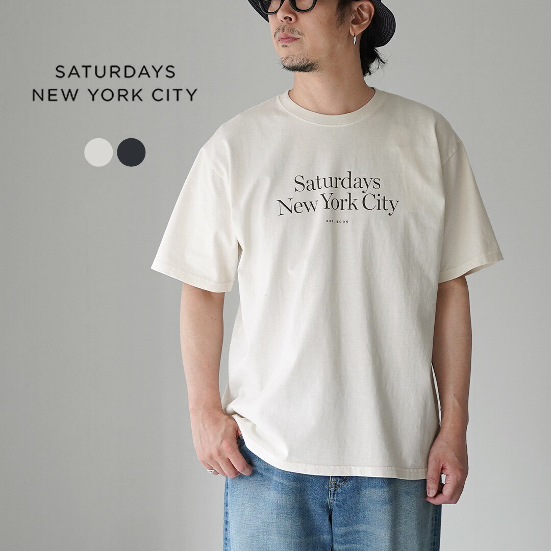 樂天商城 - SATURDAYS NYC（サタデーズ ニューヨークシティ） ミラー スタンダード ショートスリーブ Tシャツ / 半袖 メンズ