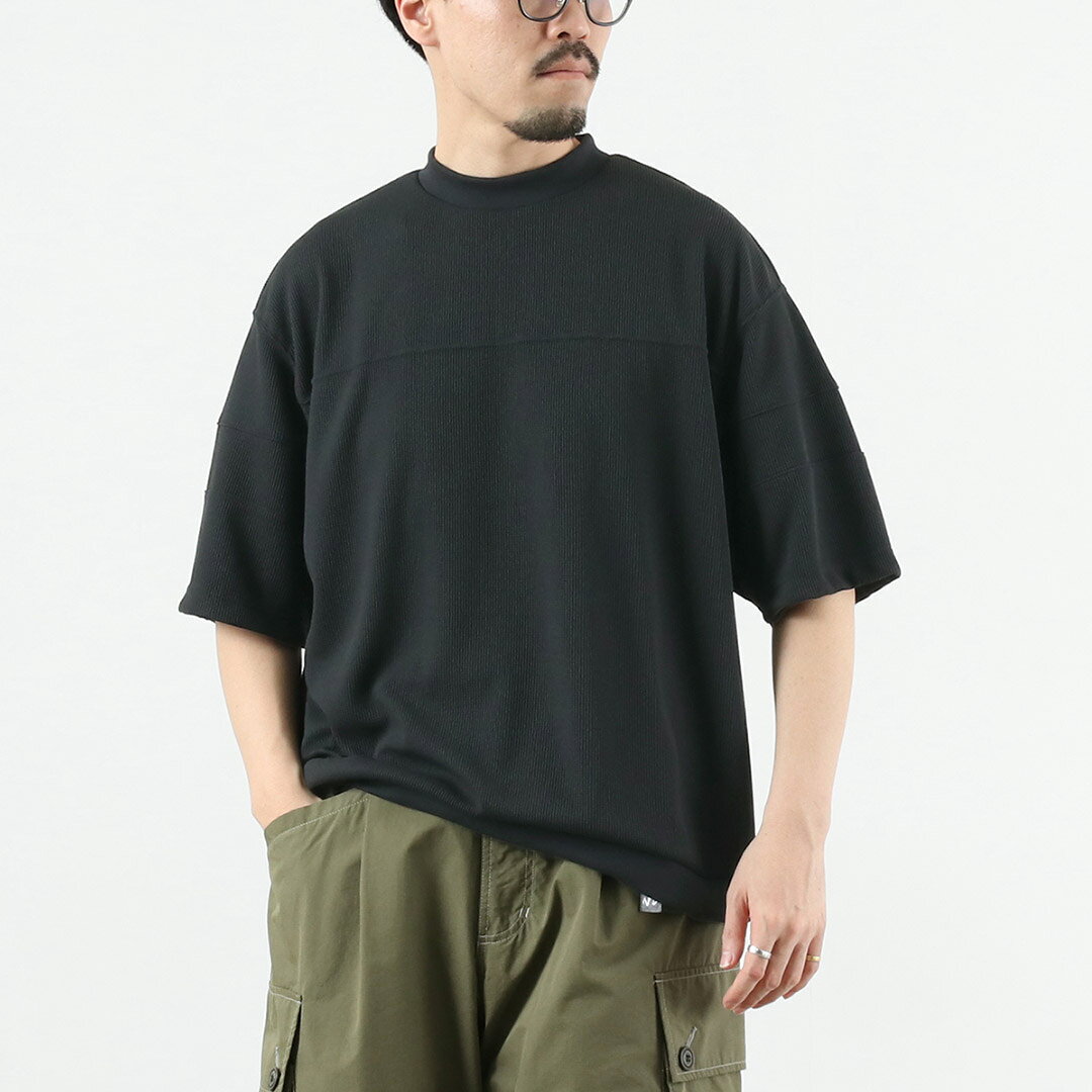 RAG（ラグ） クイックドライ ワッフル フットボールTシャツ 日本製 / メンズ 半袖