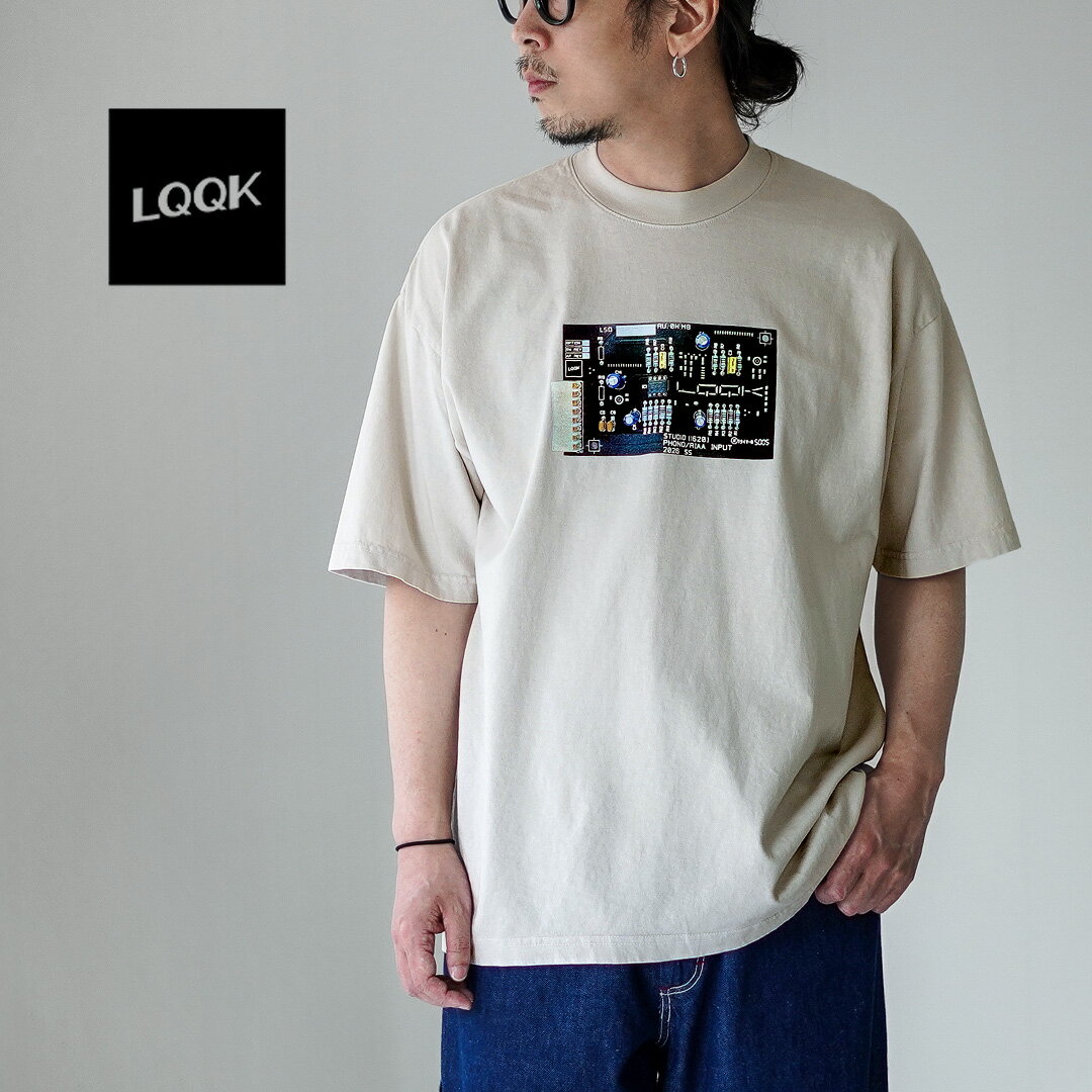 樂天商城 - 【10％OFFクーポン対象】LQQK STUDIO（ルックスタジオ） サーキットボード Tシャツ / メンズ 半袖 プリント