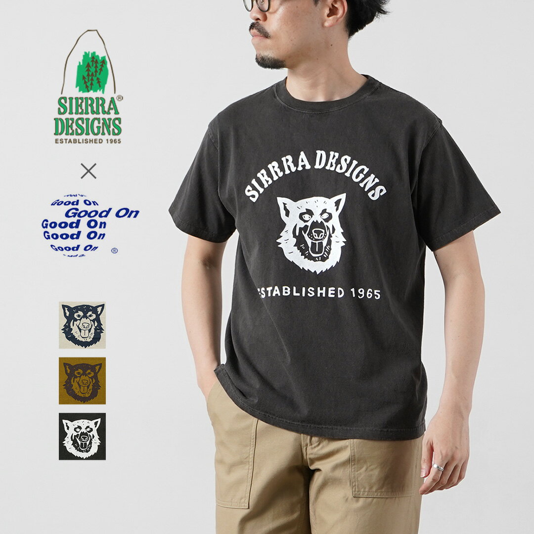 SIERRA DESIGNS（シエラデザインズ） ドッグ Tシャツ 日本製 / Good On メンズ 半袖