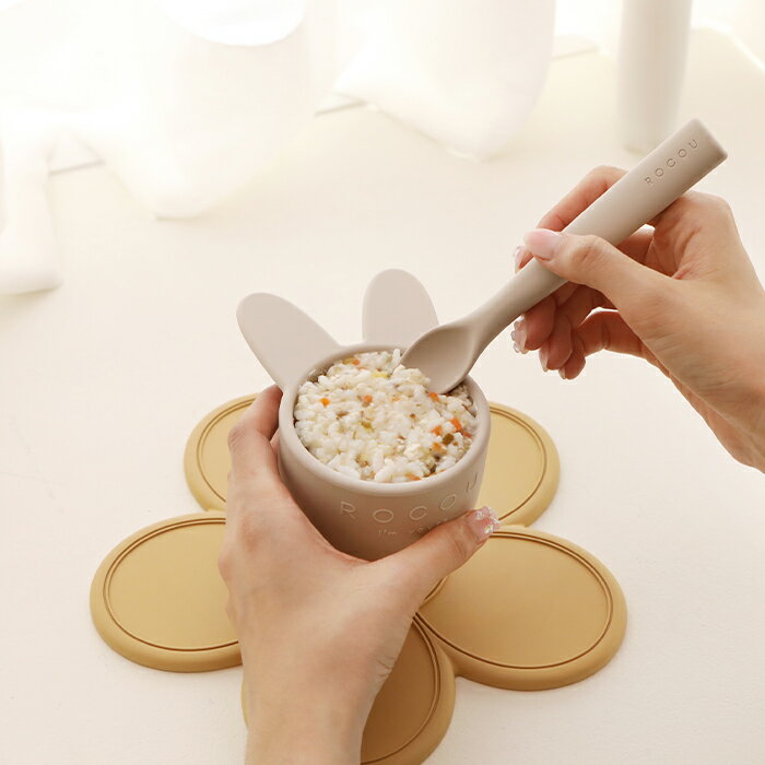 初期離乳食キット うさぎデザイン ベビー食器 ...の紹介画像2