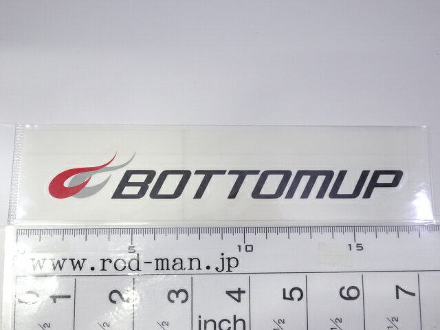 乐天商城 - ボトムアップ　BOTTOMUPカッティングステッカーSサイズ　#ブラック【メール便可】