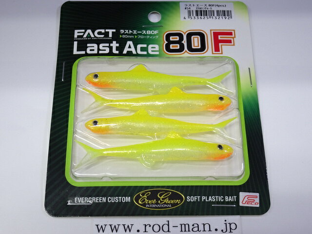 乐天商城 - エバーグリーン　FACT　ラストエース80F　#54　スケルトンチャート　エコ認定商品【メール便可】