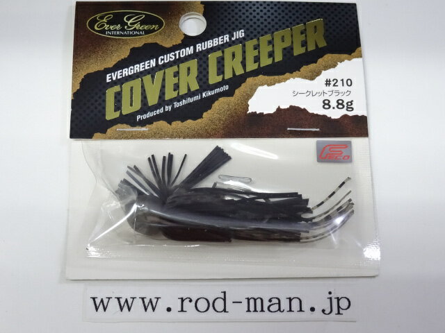 エバーグリーン　カバークリーパー8.8g　#210　シークレットブラック　エコ認定商品【メール便可】