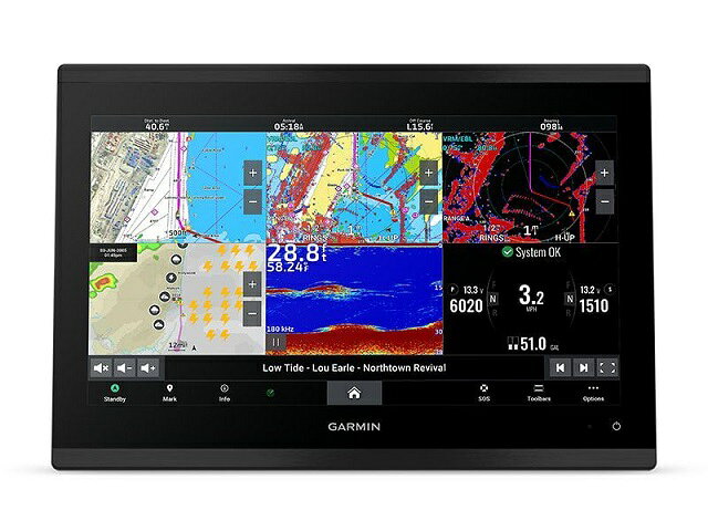 ※こちらの商品はお取り寄せ商品となります。 ※当店はGARMIN正規取扱店です。万一の場合の保証がございますのでご安心してお買い求めくださいませ。 商品は販売店出荷日より2年間の無償修理保証が付帯します。（物理的破損を除く） FORCEは販売店出荷日より3年間の無償修理保証が付帯します。（物理的破損を除く） 商品は振動子の故障も保証対象となります。 LIVESCOPEは振動子　及び ブラックボックスGLS10の故障も保証対象となります。 商品の保証体制はG-FISHINGが保証料を負担して米国の保証体制よりも長くなっています。 正規取扱店以外での購入の場合は日本国内での修理は難しい場合もございます。ご注意下さいませ。 ロッドマンオーナーはガーミンを4台設置したバスボート（レンジャー）で、遠賀川にてガイドサービスを行っている他、国内多くのトーナメントに出場しております。是非、実際に釣行でガーミンを数多く使用しているロッドマンでご相談いただけませんか？ 福岡県以外でも出張お取り付け致します。まずはお気軽にお問い合わせ下さいませ。 メール　rodman2001@gmail.com 電話　093-982-1586　12時～18時 ■GPSMAP9013XSV 4K 品質の世界へ 業界初の統合型4K解像度タッチスクリーンチャートプロッターです。プレミアムなデザインと素材に加えて、強化された接続性とスピードを備えたガラス製操舵装置で、端から端までの透明度と豪華さをお楽しみください。 【ご注意ください　この製品は新しい通信規格BlueNet製品です】 BlueNet製品が2つ以上ネットワークに存在する場合は、必ずネットワークをBlueNet製品だけのネットワークグループに分けてください。BlueNet製品だけのネットワークはBlueNet 20 Switch 010-02612-00を使って接続してください。 BlueNet製品だけのネットワークと従来のマリンイーサーネットワークは直接接続しないでください。 BlueNet製品が2個以上従来のマリンイーサーネットワークにある場合機器が起動できなくなります。 BlueNet製品だけのネットワークと従来のマリンイーサーネットワークの2 つのネットワークを接続する場合はBlueNet 30 ゲートウェイ010-02613-00を必ず使用してください。 ■最高のチャートプロッター 4K解像度のIPS日下で読み取り可能なタッチスクリーンディスプレイは、業界最大の統合チャートプロッターサイズでご利用いただけます。端から端までのデザインにより、シームレスで豪華なモダンな外観となります ■高速化 処理能力は前世代の7倍高速で、優れたパフォーマンスを発揮します。チャートをすばやく描画し、オプションのGarmin Navionics+™サブスクリプションで、自動ガイダンス+™ルート2™を素早い速度で計算します。 ■GARMIN BLUENET ネットワーク 複数のチャートプロッター、カメラ、レーダー、ソナーで幅広いネットワークを構築し、最小限の遅延で10倍高速のネットワーク速度をお楽しみください。 ◆エンターテイメント・オプション オーディオとビデオの統合により、ネットワーク上の画面とスピーカー全体で同じビデオを表示して聞くことができます。 ◆内蔵RAPID（高速）高解像度ソナー 史上最高の内蔵1kw2chラピッド（高速）ソナー＋4K ディスプレイでこれまでにないソナー ターゲットを表示（トランスデューサーは別売）。 ■エコシステムと接続 デジタルシステム統合を通じて指揮を執り、船舶を監視、自動化、制御します。チャートプロッターは、NMEA 2000®とNMEA 0183ネットワークを使用して、互換性のあるアクセサリに接続します。 ■ネットワークソナー共有 複数台のGPSMAPで接続された振動子を共有/機能共有使用することが出来ます。GPSMAPから別のGPSMAPにアクセスして接続済みの振動子のソナーデータをを表示操作可能です。GPSMAPxsvの内蔵魚探回路と別のGPSMAPの魚探回路を同時使用することも可能です。コンソールに設置したGPSMAP74xxシリーズが持つ2CHのCHIRP魚探回路をFBのGPSMAP/AQUAMAPから使用することもできます。また釣りをする位置に増設したAQUAMAPのソナー情報をFBやコンソールで見たり操作できます。 ■ネットワークPANOPTIX PANOPTIX3Dソナーをイーサネットで共有　ネットワーク上のすべてのディスプレイで操作設定可能です ■ネットワークバードレーダー ネットワークでバードレーダーを使用可能です。　鳥山を探して、カジキやマグロのいるナブラ見つけることが出来ます。 複数ディスプレイで違う設定　レンジで表示できます。1画面は通常モード1画面は短距離バードモードと言う使い方ができます。 NEWPECやQUICKDRAW　CONTOURSの画面にレーダーエコーを重ねて表示することも可能です。1画面で距離レンジを変えたデュアルレンジ+地図オーバーレイ表示も可能です。 ■ネットワークコントロール GRIDロータリーノブでジョイスティックやキーパッド制御をネットワークで操作可能です ■NMEA2000接続 デジタル・スイッチング　自動操縦装置、オーディオの選曲、照明やアンカーローラーのリレー、トリムタブ操作などNMEA2000で定義されている機能を全て使えます。エンジン情報、各種機器のコントロールが可能です。他社NMEA2000アンテナからGPS/ヘディング信号を受けたり、各種データの共有　表示が可能です。 ※データ共有/表示は接続機器のメーカー/モデルによってできることが変わります。 ■NMEA0183機器共有 GPSMAP/AQUAMAPにNMEA0183入力接続された機器　AIS　ヘディングセンサー　外部GPサンテナなどの情報はイーサネット上で共有されて他のGPSMAP/AQUAMAPから利用可能です。イーサネットケーブル一本で各種データを共有できるのでフライングブリッヂへの施工を簡素化します Wi-Fi接続でスマホ、タブレットなどに画面を共有/操作が可能です。アプリ：Garmin Helmをスマホ・タブレットにインストールし、表示/操作を行います。 強力な統合操作性 ■内蔵WIFI機能 WI-FIネットワークカメラやGARMIN　HELMアプリでwi-fi接続したタブレットやスマホからすべての操作表示が可能です。 VIRBWIFI接続2系統+1系統の同軸画像入力で1つのカメラでエンジンルームを監視したり、釣りの動画を撮影したりできます。 FB/コンソール/後部甲板/の魚探やGPS　PANOPTIX　レーダー機能を使い合う事ができ、タブレットからモニターと操作可能です ■内蔵+ANT機能 quatixが持つ3400箇所の潮汐表　高度計、気圧計、3軸コンパス　温度センサーデータをGPSMAP側で表示させたり NAUTIXに各種データーを表示させたりできます。 ■映像入力 暗視カメラ　監視カメラを同軸アナログ信号入力できます ■強力なネットワーク機能と拡張性 ・Garmin BlueNet™ network portsイーサネットワーク　2ポート ・NMEA2000　1 ・J1939　1 ・NMEA0183 1IN　1OUT ・内蔵WI-FI ・内蔵+ANT通信 ・同軸映像入力　1 ・HDMI出力　1 ・HDMI入力　1 ・USB-C　1 ・USB DRD 1
