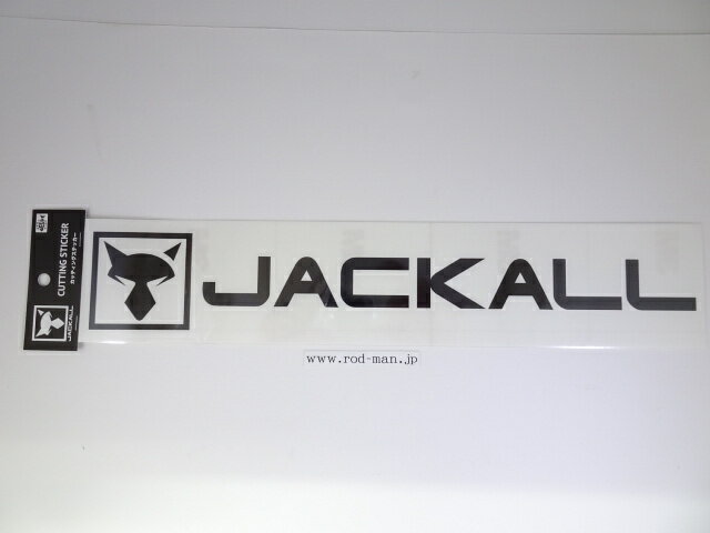 乐天商城 - ジャッカル　JKカッティングステッカー長方形L　#ブラック