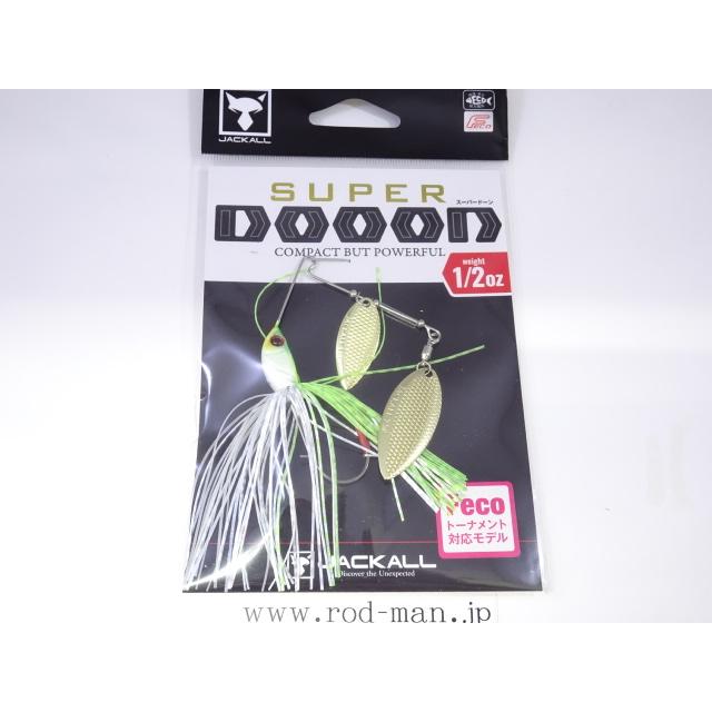 ジャッカル スーパードーン1/2ozTG エコ認定商品 #チャートバックホワイト