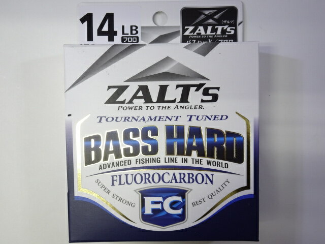 乐天商城 - ラインシステム　ザルツ　バスハード　BASS HARD　#14lb　150yds(75YDSP+75yds)　フロロカーボン【メール便可】