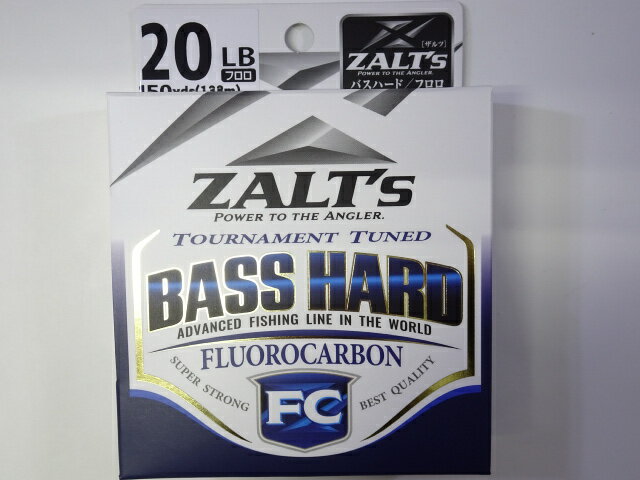 乐天商城 - ラインシステム　ザルツ　バスハード　BASS HARD　#20lb　150yds(75YDSP+75yds)　フロロカーボン【メール便可】