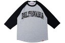 オーエスピー バスマニア 3/4スリーブTシャツ #グレー・ブラック Mサイズ