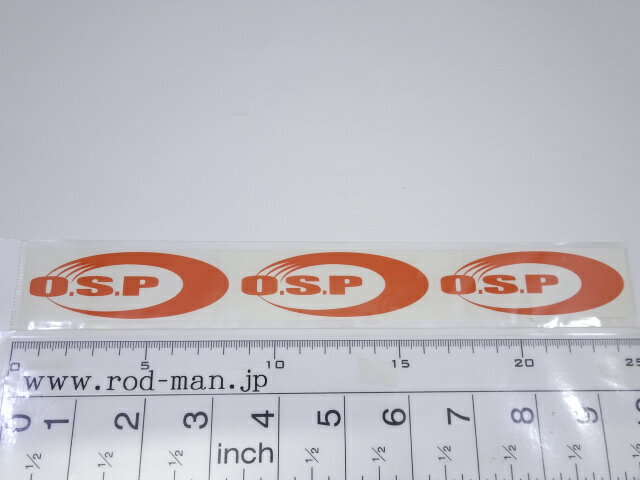 オーエスピー O.S.PステッカーSSサイズ #バーントオレンジ【メール便可】