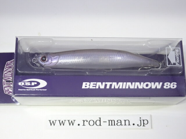OSP Bent Minnow 86F GC-92 Ghost Delicious Smelt