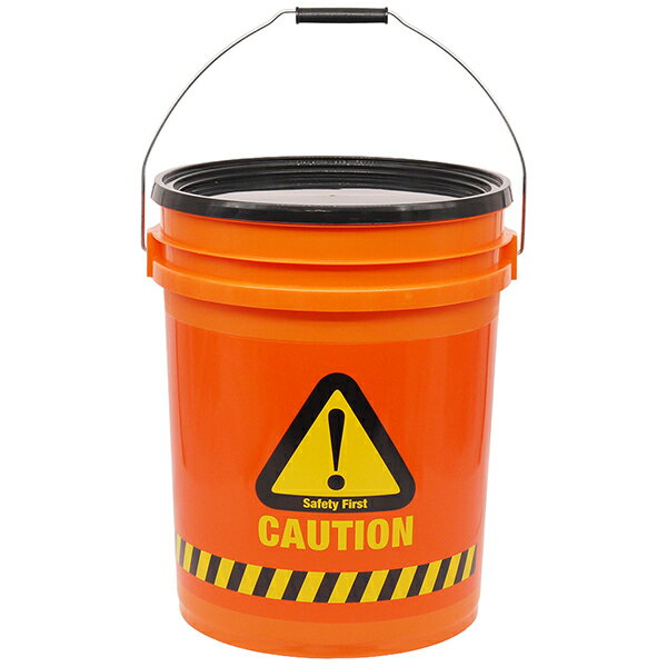 乐天商城 - THE DIY DEPOT CAUTION 5gal バケット【フタ付き】05GLTDD-CAU