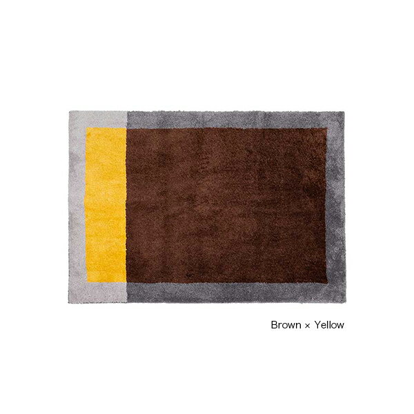 乐天商城 - BRID フレーム ブロック フック ラグ FRAME BLOCK HOOK RUG 100×140cm 001490