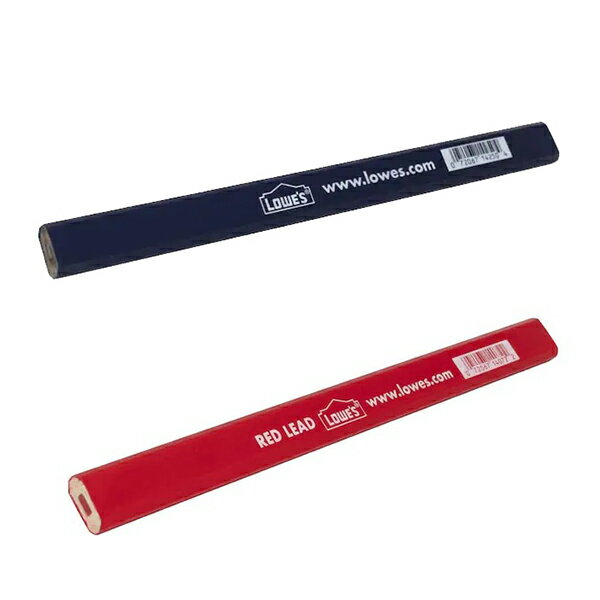 サイズ：L18×1.5×0.7cm 素材：ウッド 生産国：中国 ※えんぴつ削りは付属いたしません。別売りのカーペンターペンシル専用鉛筆削りにてご利用ください。 もしくはナイフなどで注意して削ってください。 ※輸入品につき、輸送時のキズや汚れなどある場合がございます。 ※画面上でご覧いただいているカラーと現物カラーは多少異なる場合がございます。 ※ロットにより写真とデザインや色味、仕様が異なる場合がございます。■アメリカホームセンターLowe'sオリジナル鉛筆。 ■転がりにくい角型形状。 ■DIY作業時のさまざまなマーキングに。
