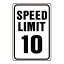 HY-KO 12x18 ߥץ졼ȡSPEED LIMIT 10 MPH HY-HW-10