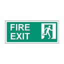 HY-KO 6x14プラスチックフェンスサイン(FIRE EXIT) HY-23011