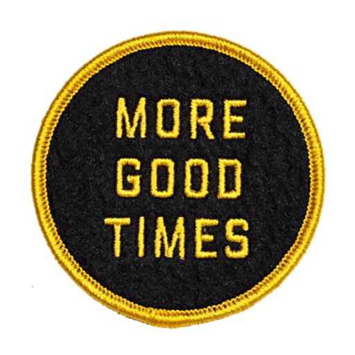 OXFORD PENNANT パッチ MORE GOOD TIMES Embroidered Patch OXFORD PENNANT パッチ MORE GOOD TIMES Embroidered Patch