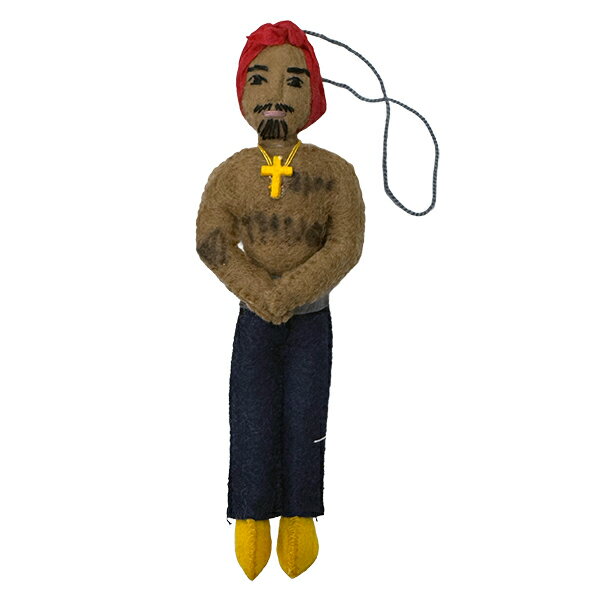 Rakuten - SILK ROAD BAZAAR 2パック（Tupac Shakur） フェルト製オーナメント