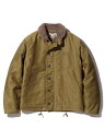 BUZZ RICKSON 039 S バズリクソンズ N-1 デッキジャケット Type N-1 Khaki NAVY DEPARTMENT DEMOTEX-ED ボアジャケット メンズ レディース シンプル おしゃれ かっこいい 大きいサイズ ミリタリージャケット 日本製 東洋エンタープライズ 防寒 ボア BR15345