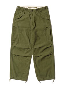 BUZZ RICKSON'S バズリクソンズ TROUSERS SHELL FILD M-1951 SHORT LENGTH カーゴパンツ レディース メンズ 大きいサイズ フィールドトラウザース ミリタリー アーミー コットンサテン 米陸軍 1951年 ルーズフィット 日本製 東洋エンタープライズ BR41962