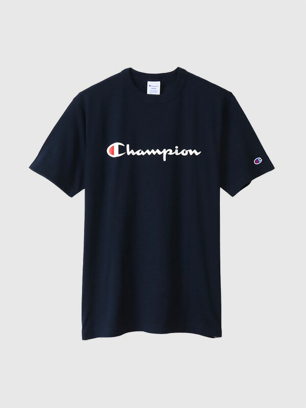 チャンピオン ペアTシャツ 【ネコポス送料無料】Champion チャンピオン Tシャツ レディース メンズ ユニセックス 半袖 ブランド 無地 スポーツ カジュアル ゆったり 大きいサイズ 綿100% おしゃれ かわいい 日本規格 クルーネック ダンス ストリート ペア リンクコーデ 白 黒 C3-X353